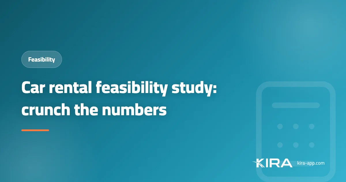 Car Rental Feasibility Study: How to Calculate Costs and Profits
